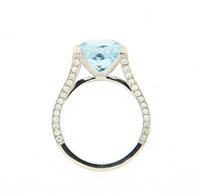 Ringe D'Arrigo Gioielli Dame in Weißgold Acquamarina 7.0 Ct DAR0133-14